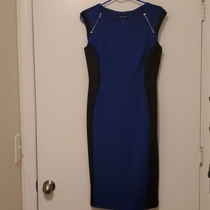 Enfocus Studio Dress Blue/Black Size 6